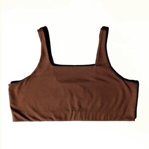 Girlfriend Collective Tommy Cropped Sports Bra (Size 4X)